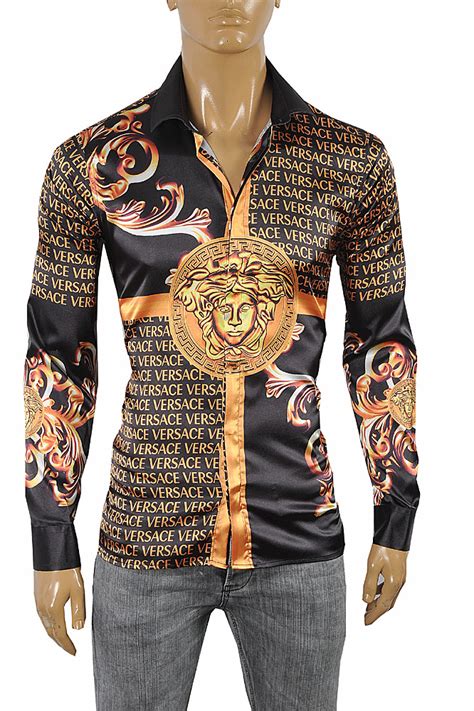 versace dress shirt cheap|versace style shirts for men.